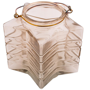 Christmas cream STAR lantern