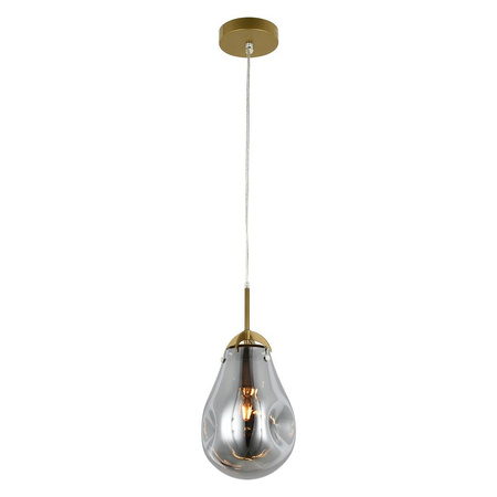 Hanging lamp PEAR gray