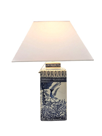 Ceramic Table Lamp LADY HAMPTONS Navy