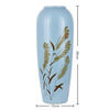 Ceramic vase Aldona tall blue
