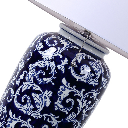 Ceramic Table Lamp LISA HAMPTONS Navy