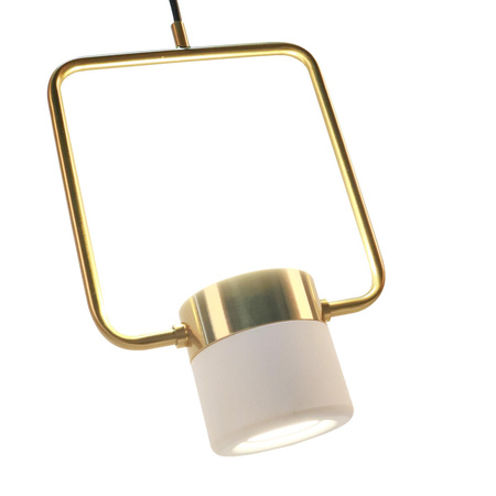 Lampa wisząca BIP złota biała