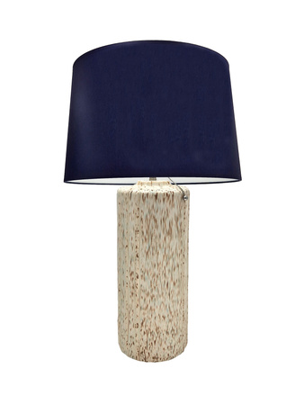 Ceramic table lamp LATTE white