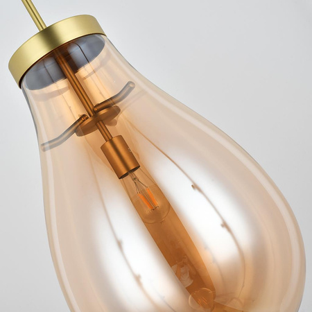 Pendant lamp EDISON L amber