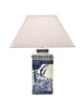 Lampa stołowa ceramiczna LADY LUX Hamptons biała