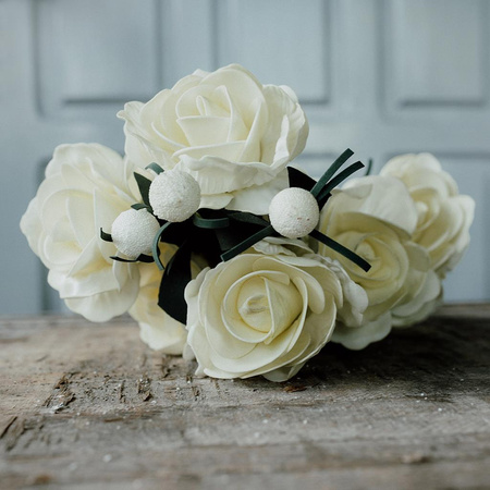 Peonie Piwonie białe - bukiet 3 szt.