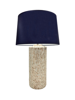 Ceramic table lamp LATTE white