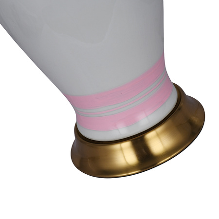 Ceramic Table Lamp ANCONA Pink