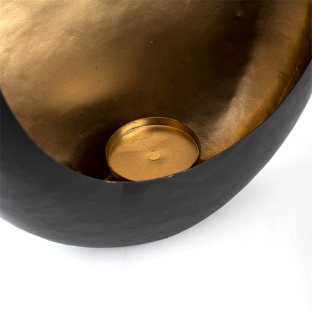 Candlestick NILES large gold black