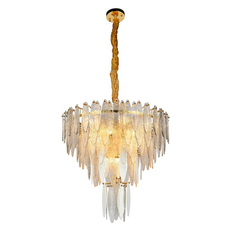 Pendant lamp chandelier SOPEL gold