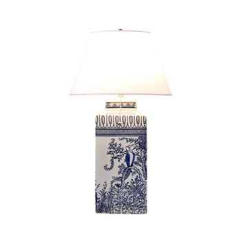 Ceramic Table Lamp LADY HAMPTONS Navy