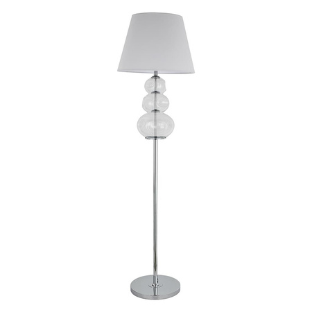 Floor lamp MARTINA silver white