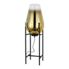 Floor lamp MORE black gold
