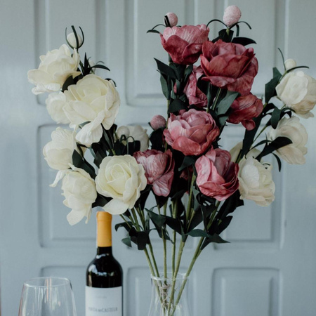 Peonie Piwonie białe - bukiet 3 szt.