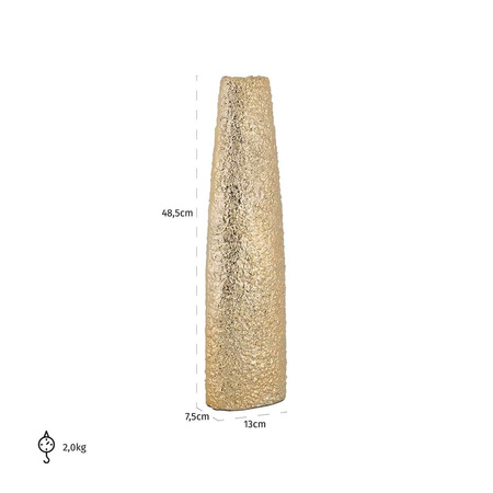 Gold MILANO large vase