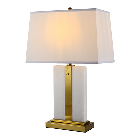 MAYA white marble table lamp