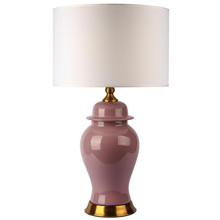 RIMINI L Rose ceramic table lamp