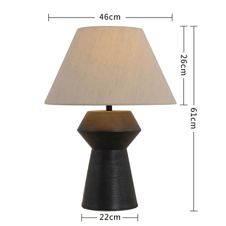 Ceramic table lamp OSLO