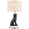 Ceramic table lamp KOT black