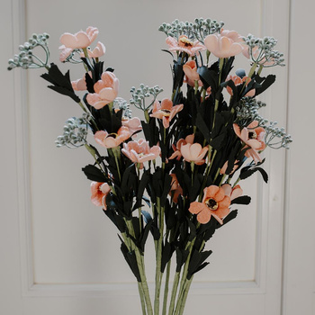 Artificial Flowers Bouquet Garden Cosmos 7 pieces