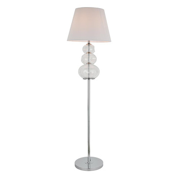 Floor lamp MARTINA silver white