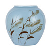 Ceramic vase Aldona low blue