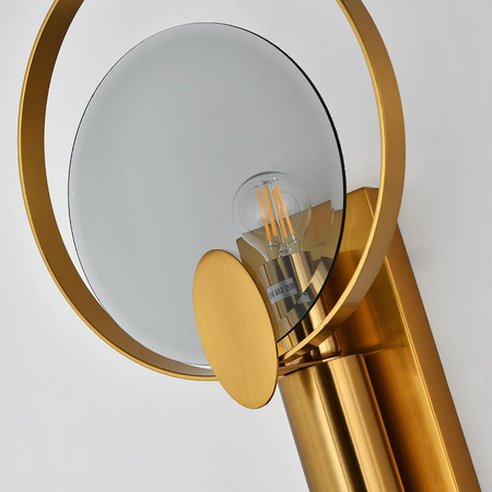 Wall lamp sconce Pearl smoked gold