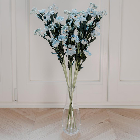 Warszawianki niebieskie- bukiet 7 szt