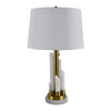 MELODY white marble table lamp