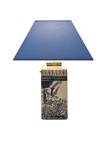 Ceramic Table Lamp LADY HAMPTONS Navy