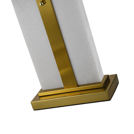 MAYA white marble table lamp