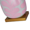 Lampa stołowa ceramiczna LORA HAMPTONS różowa