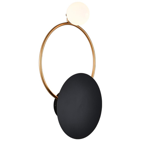Wall lamp EYES WALL black gold