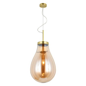 Lampa wisząca EDISON L bursztyn