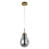 Hanging lamp PEAR gray