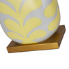Ceramic Table Lamp LORA Lime yellow
