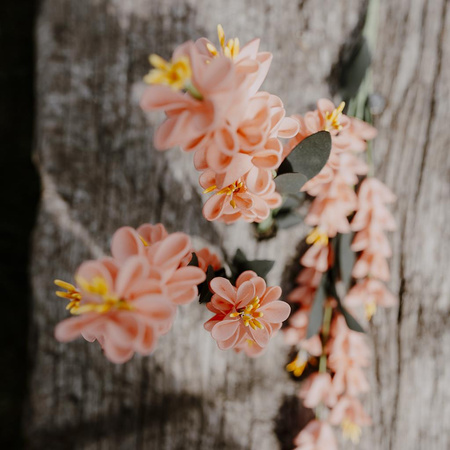 Kurkuma różowa - bukiet 3 szt.- kwiaty sztuczne piankowe