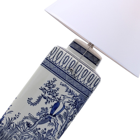 Ceramic Table Lamp LADY HAMPTONS Navy