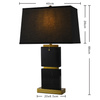 MARGARET black marble table lamp
