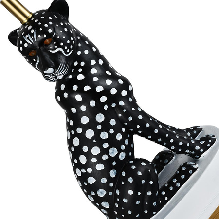 Ceramic table lamp KOT black