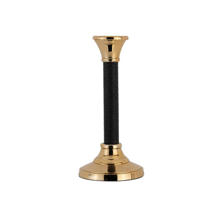 Orvil candlestick small golden black
