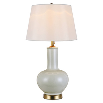 Lampa stołowa ceramiczna ARA kremowa