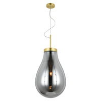 Lampa wisząca EDISON L szara